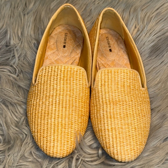 EUC Birdies Starling Raffia Flat Maize Size 9.5 - Picture 2 of 10